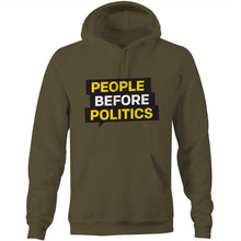 Load image into Gallery viewer, 'People Before Politics' Unisex Hoodie