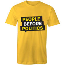 Load image into Gallery viewer, 'People Before Politics' Mens Tee