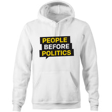 Load image into Gallery viewer, 'People Before Politics' Unisex Hoodie