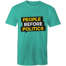 Load image into Gallery viewer, 'People Before Politics' Mens Tee