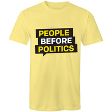 Load image into Gallery viewer, 'People Before Politics' Mens Tee