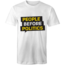 Load image into Gallery viewer, 'People Before Politics' Mens Tee