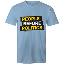 Load image into Gallery viewer, 'People Before Politics' Mens Tee