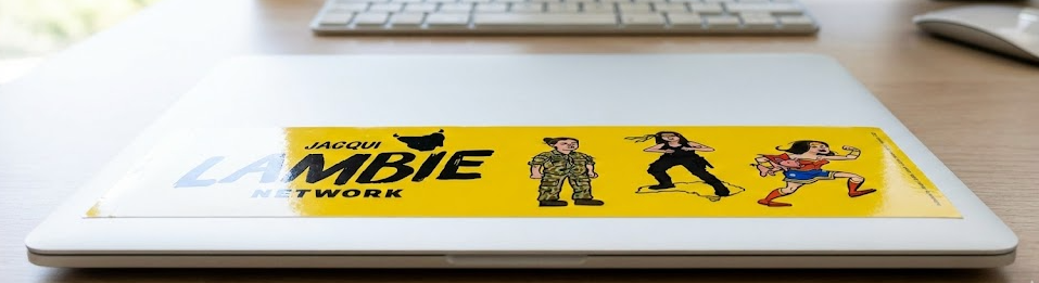 Jacqui Lambie Network Cartoon bumper sticker