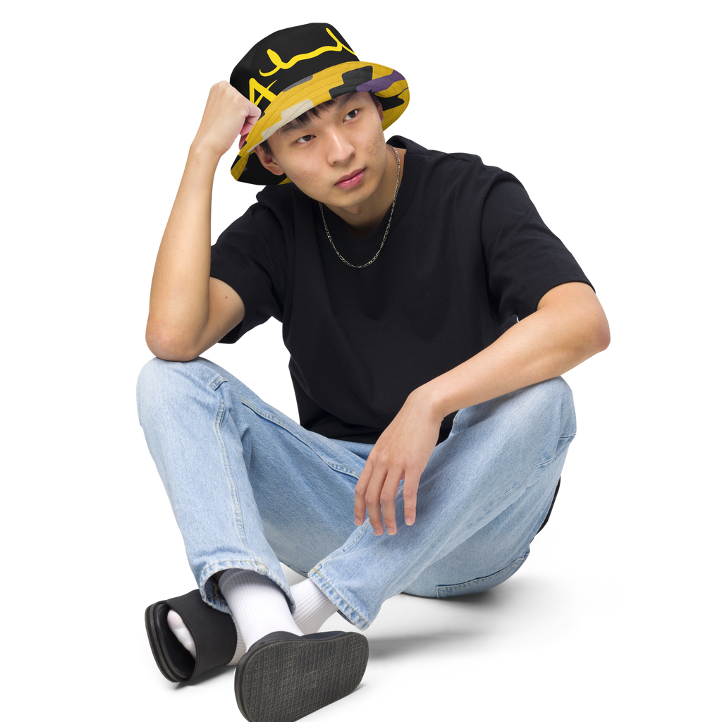 Jacqui Lambie Reversible Camouflage Bucket Hat