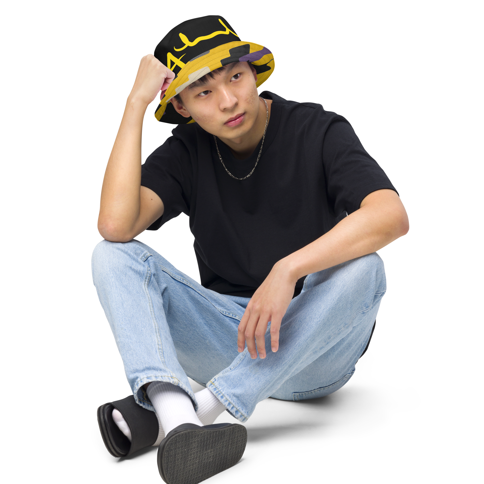 Jacqui Lambie Reversible Camouflage Bucket Hat