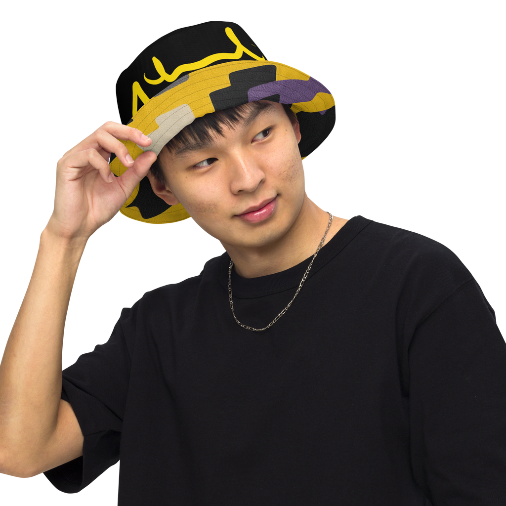 Jacqui Lambie Reversible Camouflage Bucket Hat