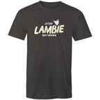 'Lambie Network' White Logo Mens Tee