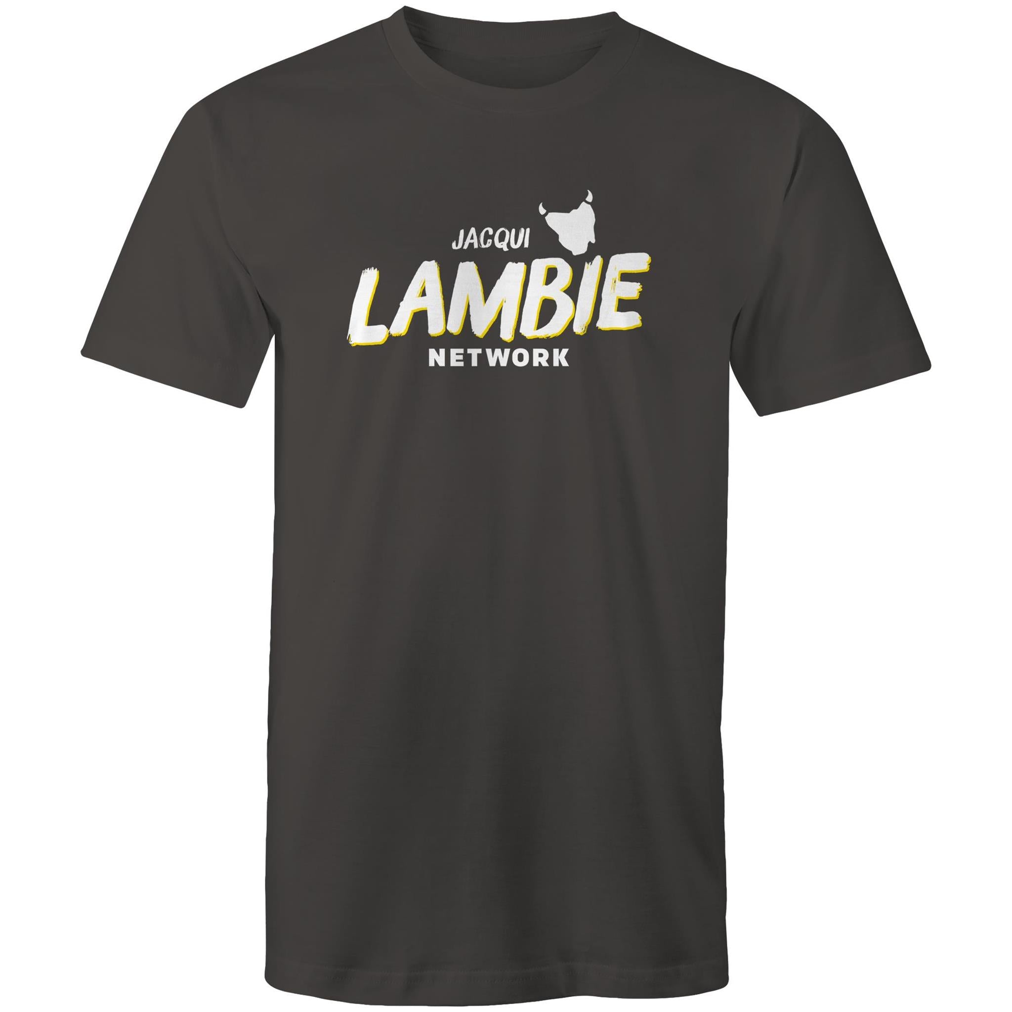 'Lambie Network' White Logo Mens Tee