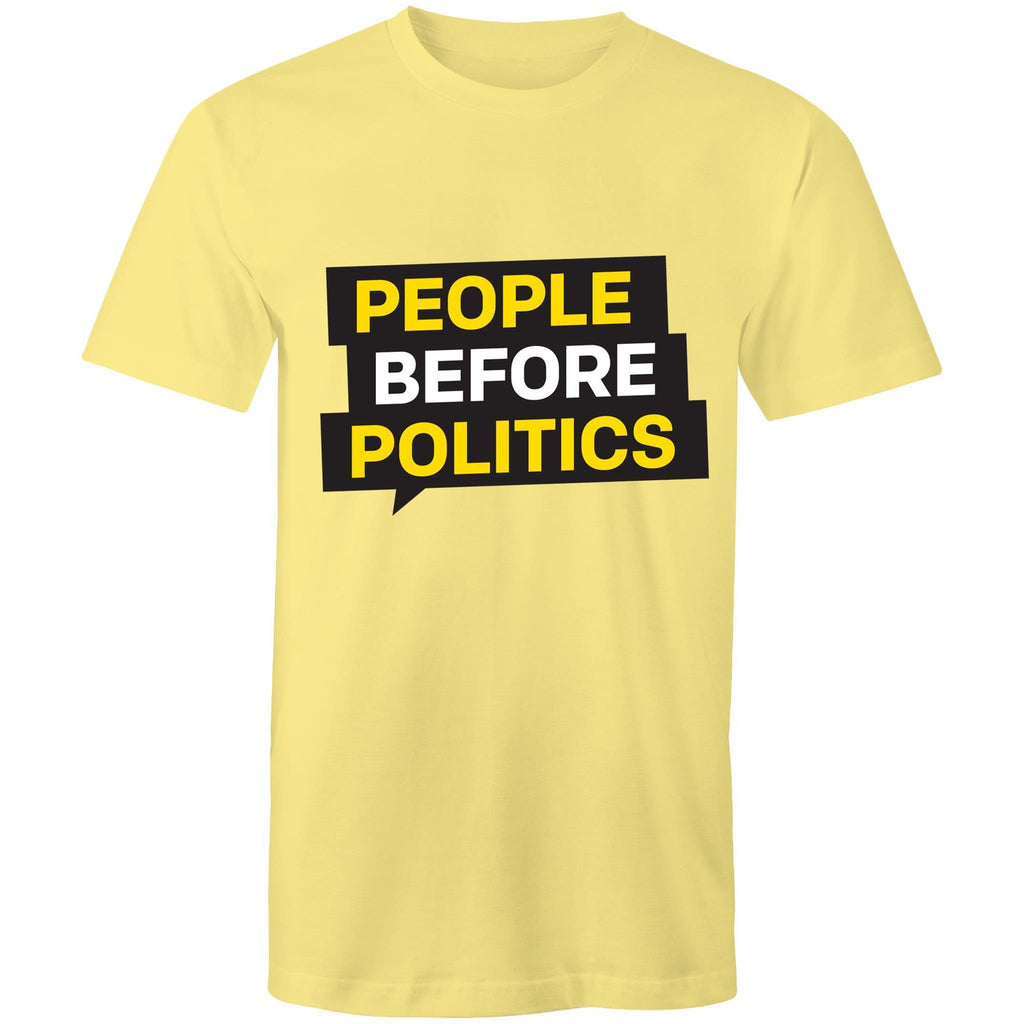 'People Before Politics' Mens Tee