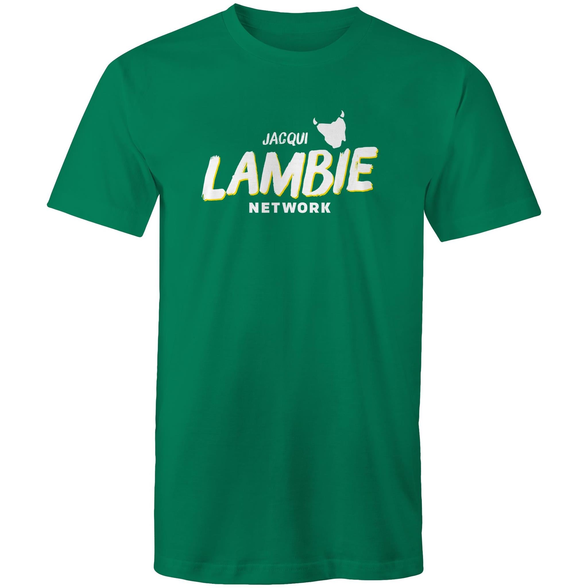 'Lambie Network' White Logo Mens Tee