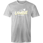 'Lambie Network' White Logo Mens Tee
