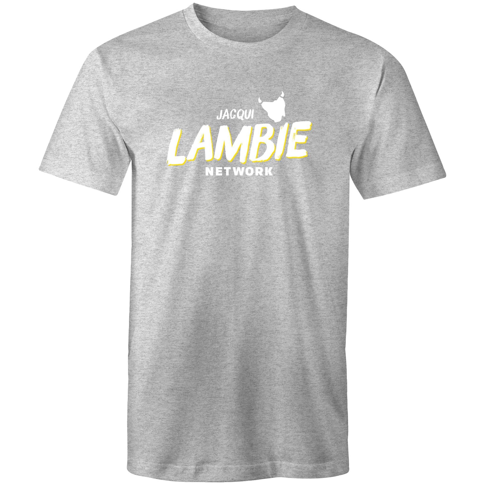 'Lambie Network' White Logo Mens Tee