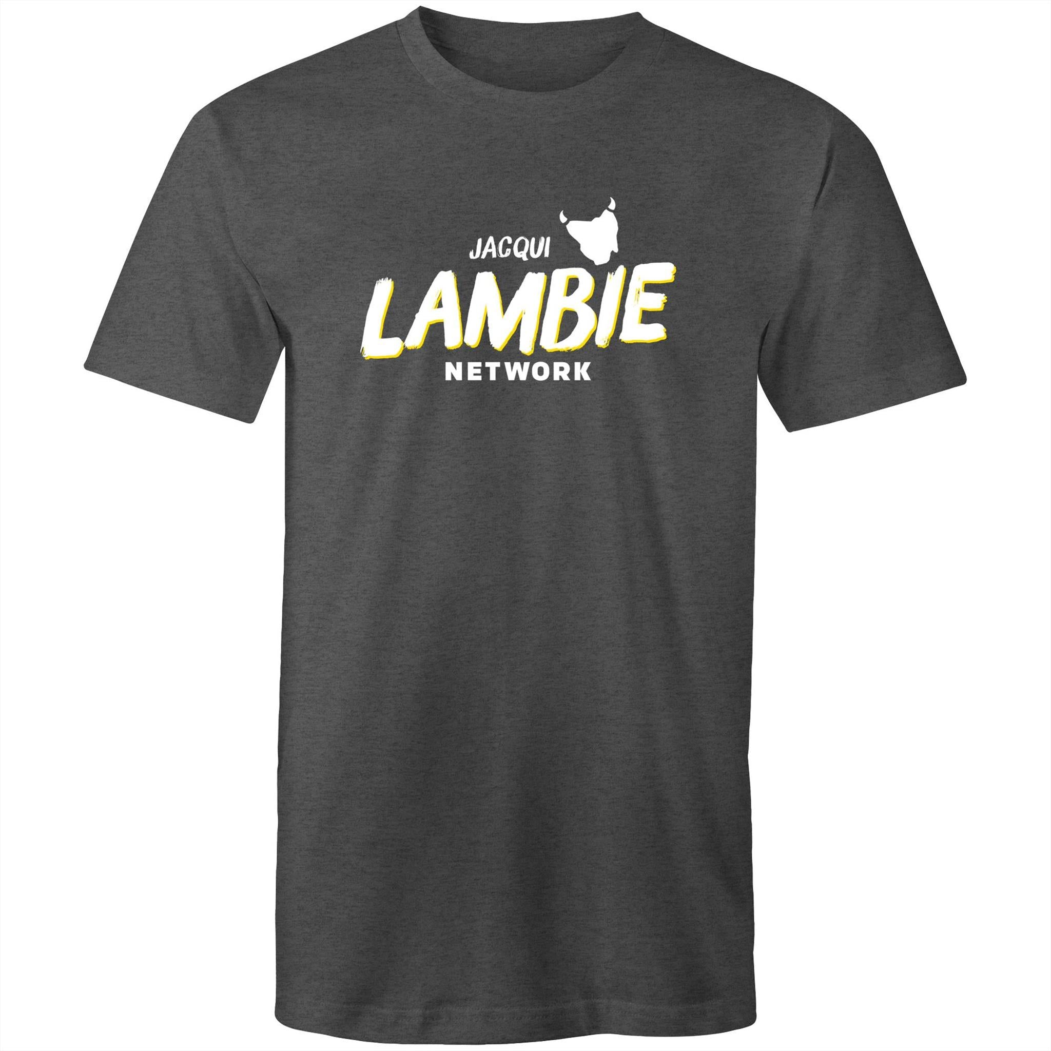 'Lambie Network' White Logo Mens Tee