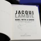 Rebel with a Cause book - signed!