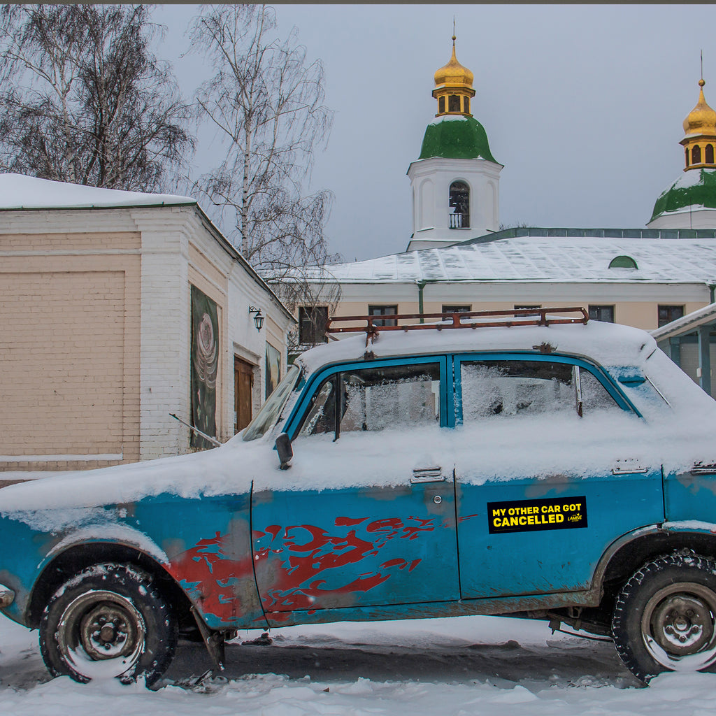 My other car got cancelled bumper sticker