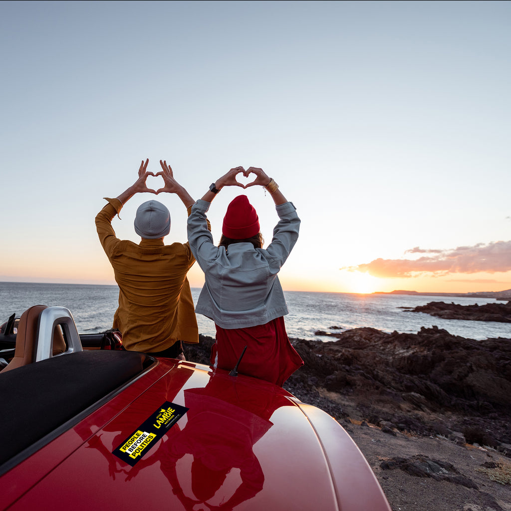 People Before Politics Bumper Sticker